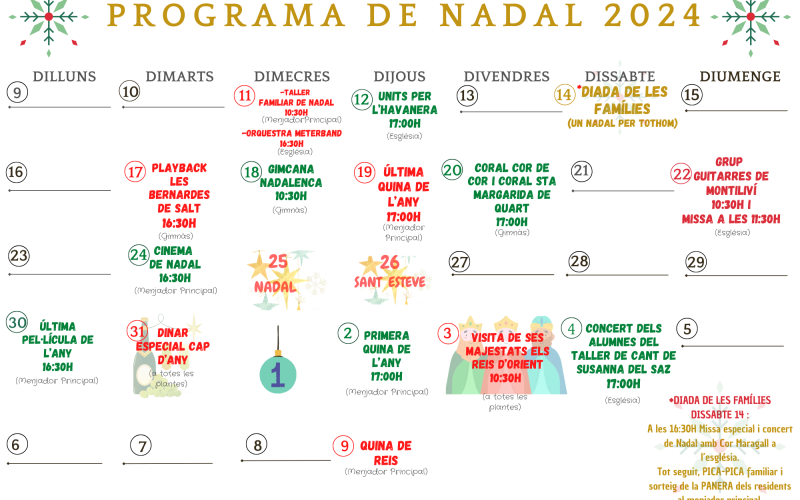 Programa de Nadal 2024/25